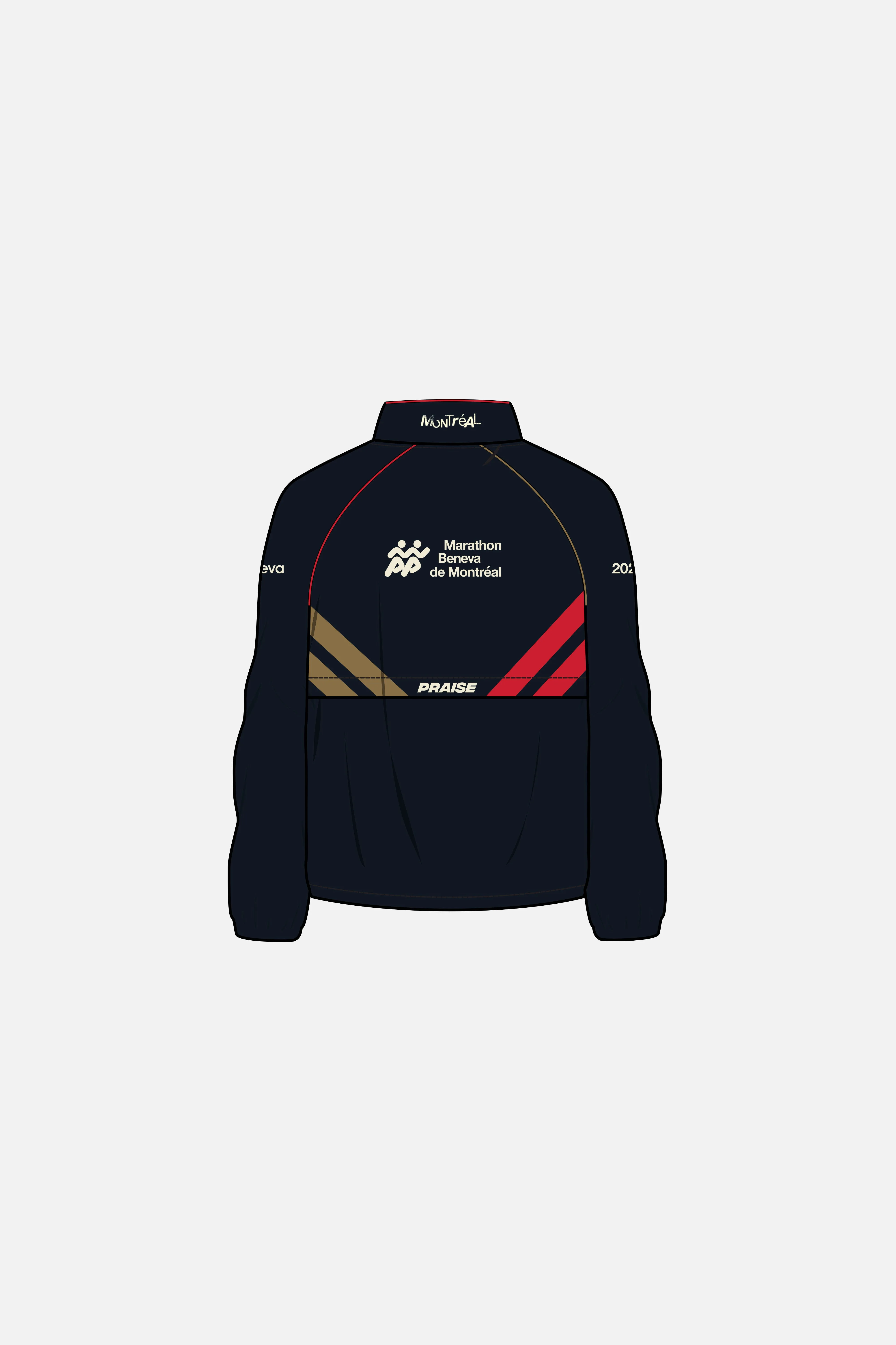 PRAISE x Marathon Beneva de Montréal '25 - Mens Running Jacket sold by Praise Endurance product image thumbnail 2