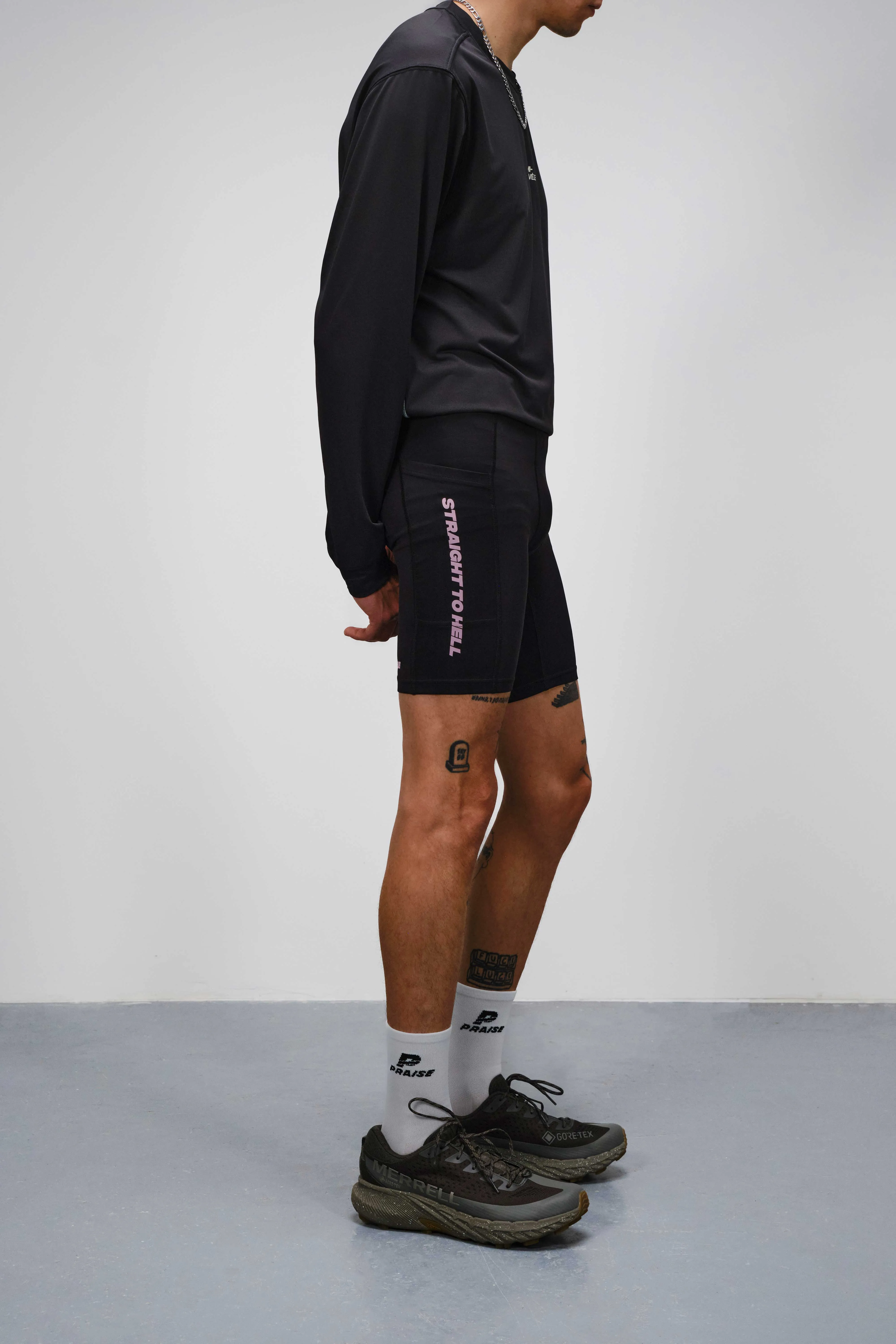 Performance Half Tights 8" Solid - HENSON sold by Praise Endurance product image thumbnail 3