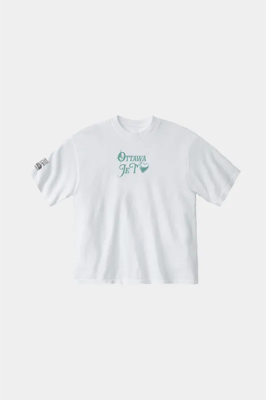 Tamarack Ottawa Race Weekend - Unisex Lifestyle Cropped T-Shirt made by Praise Endurance