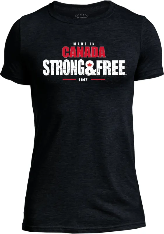 Men's Strong & Free™ Logo T-Shirt Black sold by Stanfields
