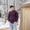 TWO LAYER MERINO - HENLEY sold by Stanfields
