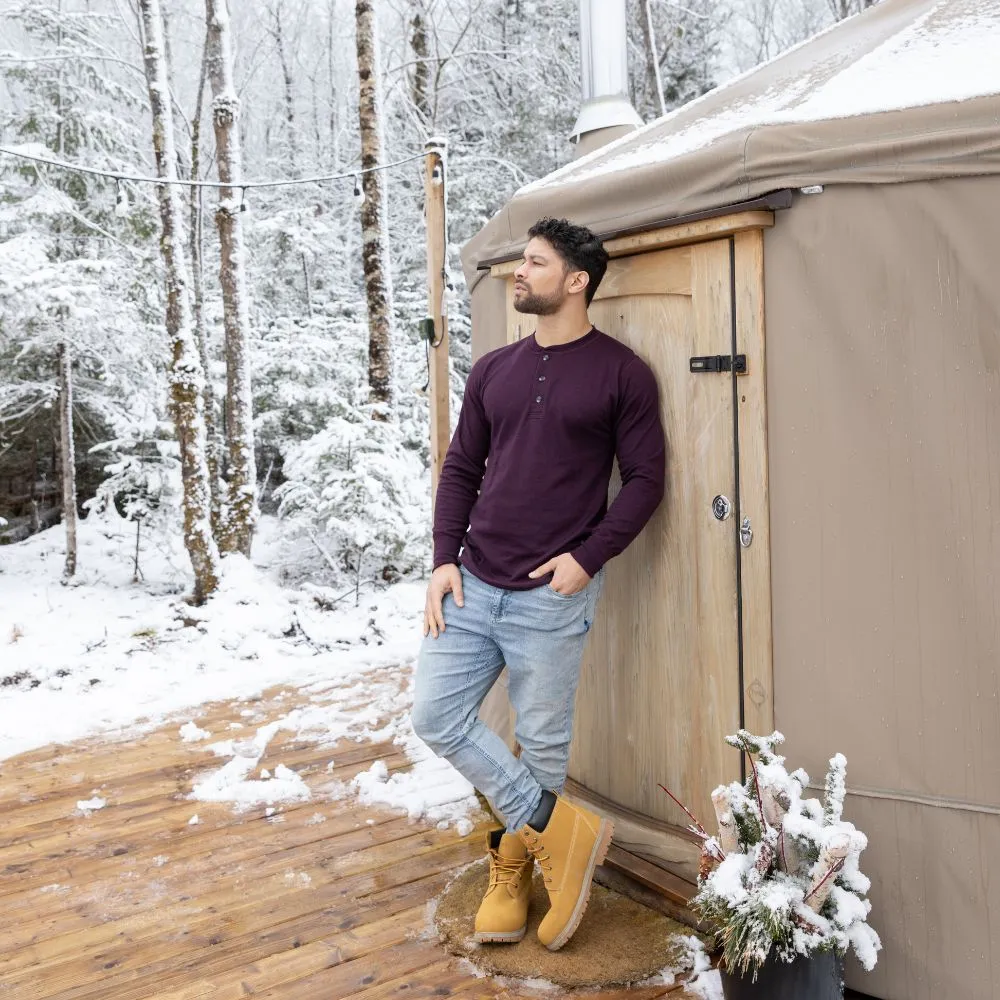 TWO LAYER MERINO - HENLEY sold by Stanfields product image thumbnail 2