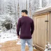TWO LAYER MERINO - HENLEY sold by Stanfields