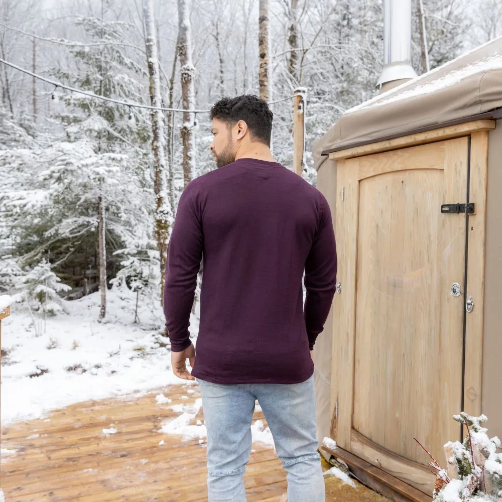 TWO LAYER MERINO - HENLEY sold by Stanfields product image thumbnail 3