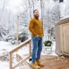 HERITAGE HEAVY WOOL -  1/4 ZIP SWEATER sold by Stanfields