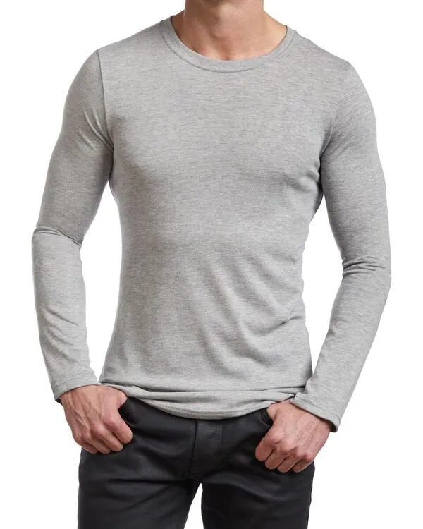 Men's Basic Long Sleeve Crew T-shirt sold by Stanfields product image thumbnail 4