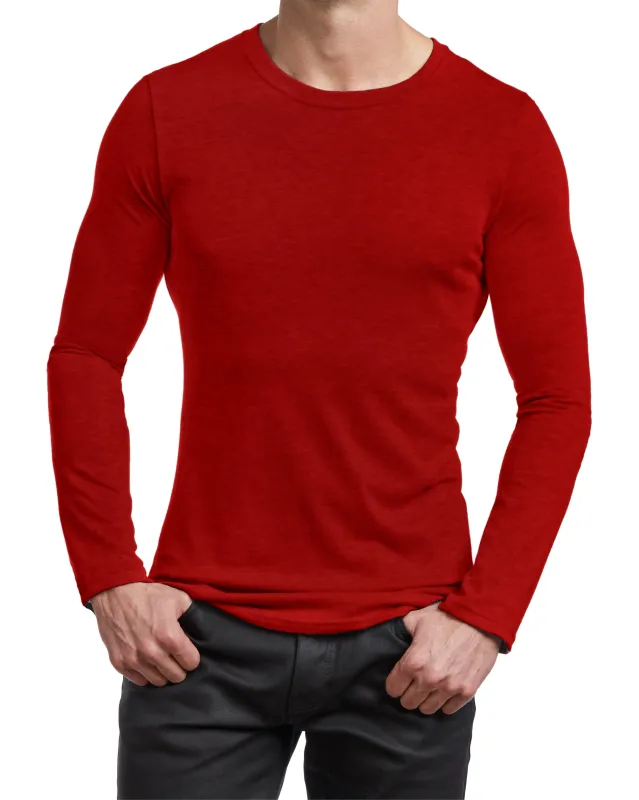 Men's Basic Long Sleeve Crew T-shirt sold by Stanfields