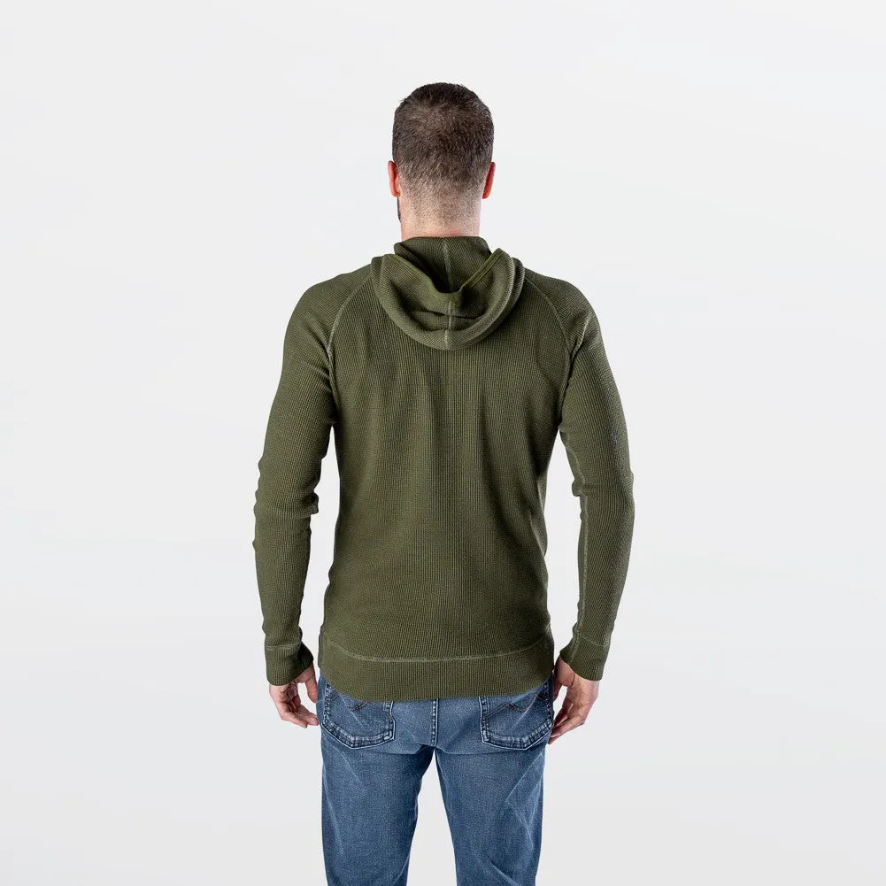 Men's Heritage Triblend Waffle Hoodie sold by Stanfields product image thumbnail 5