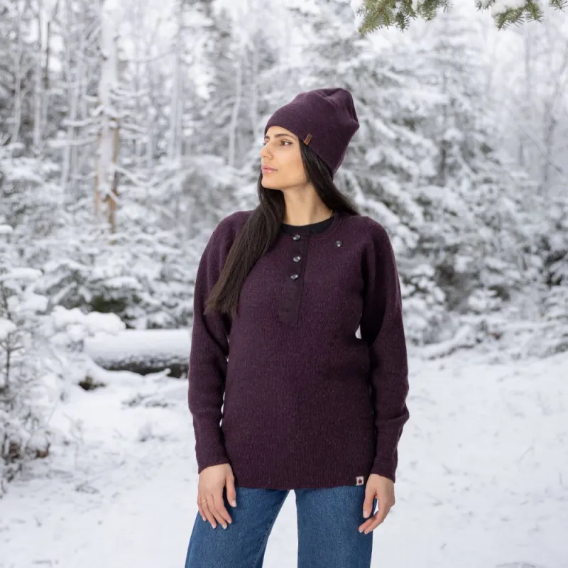 Heritage Heavy Weight Wool Henley sold by Stanfields