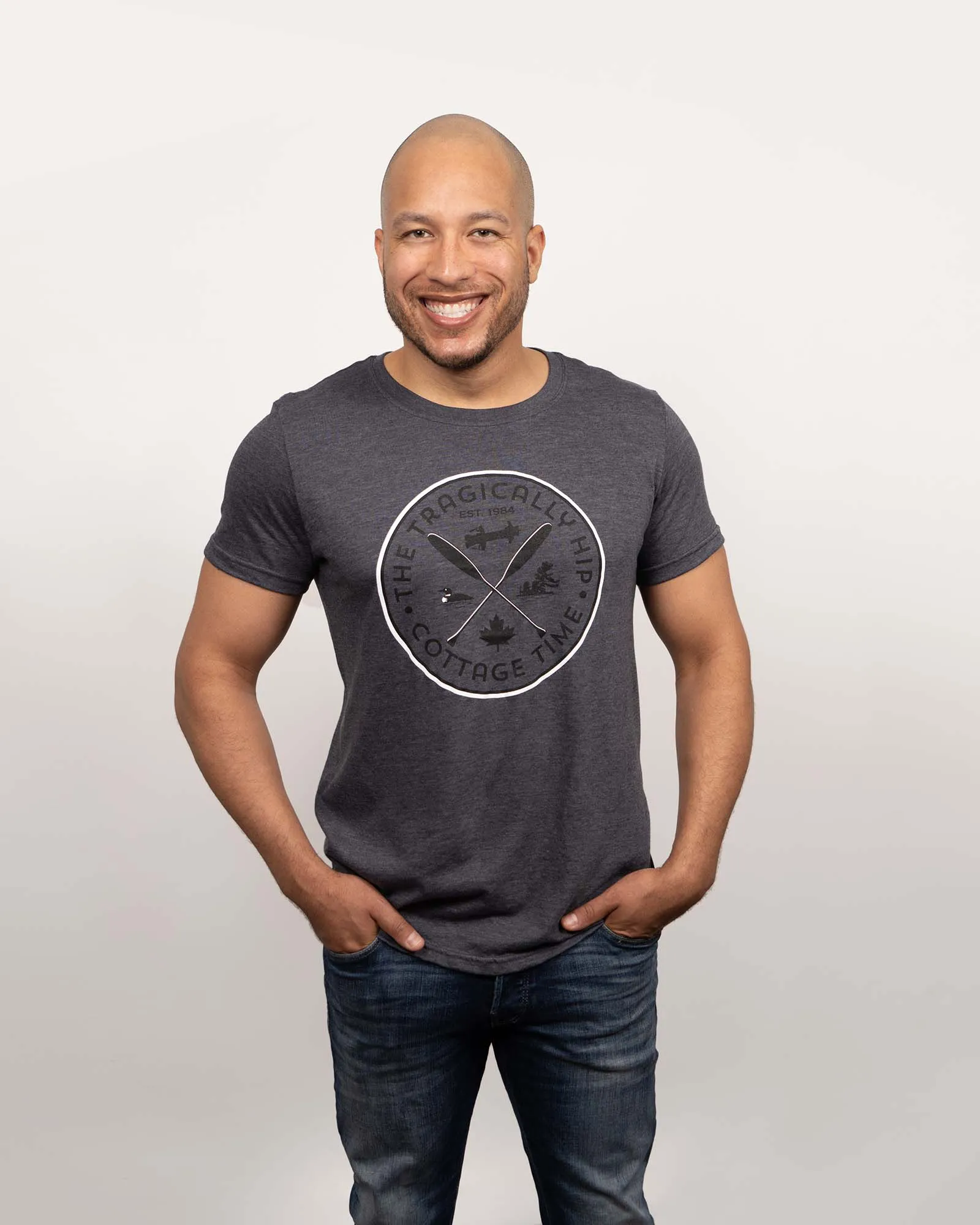 The Tragically Hip X Stanfield's Men's Short Sleeve T-Shirt sold by Stanfields