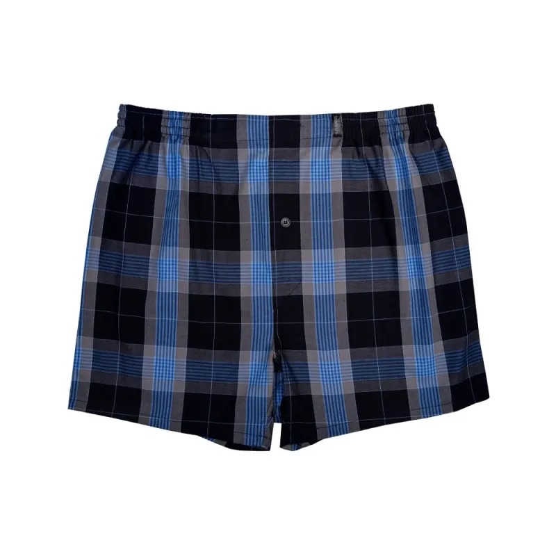 Cotton Woven Plaid Boxer Short sold by Stanfields