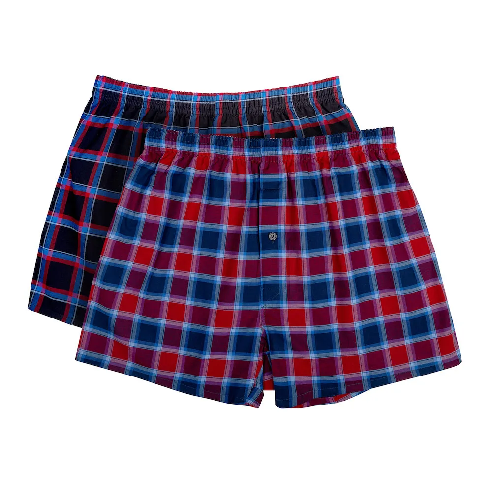 Premium Cotton Woven Boxer Shorts - 2 Pack sold by Stanfields product image thumbnail 2