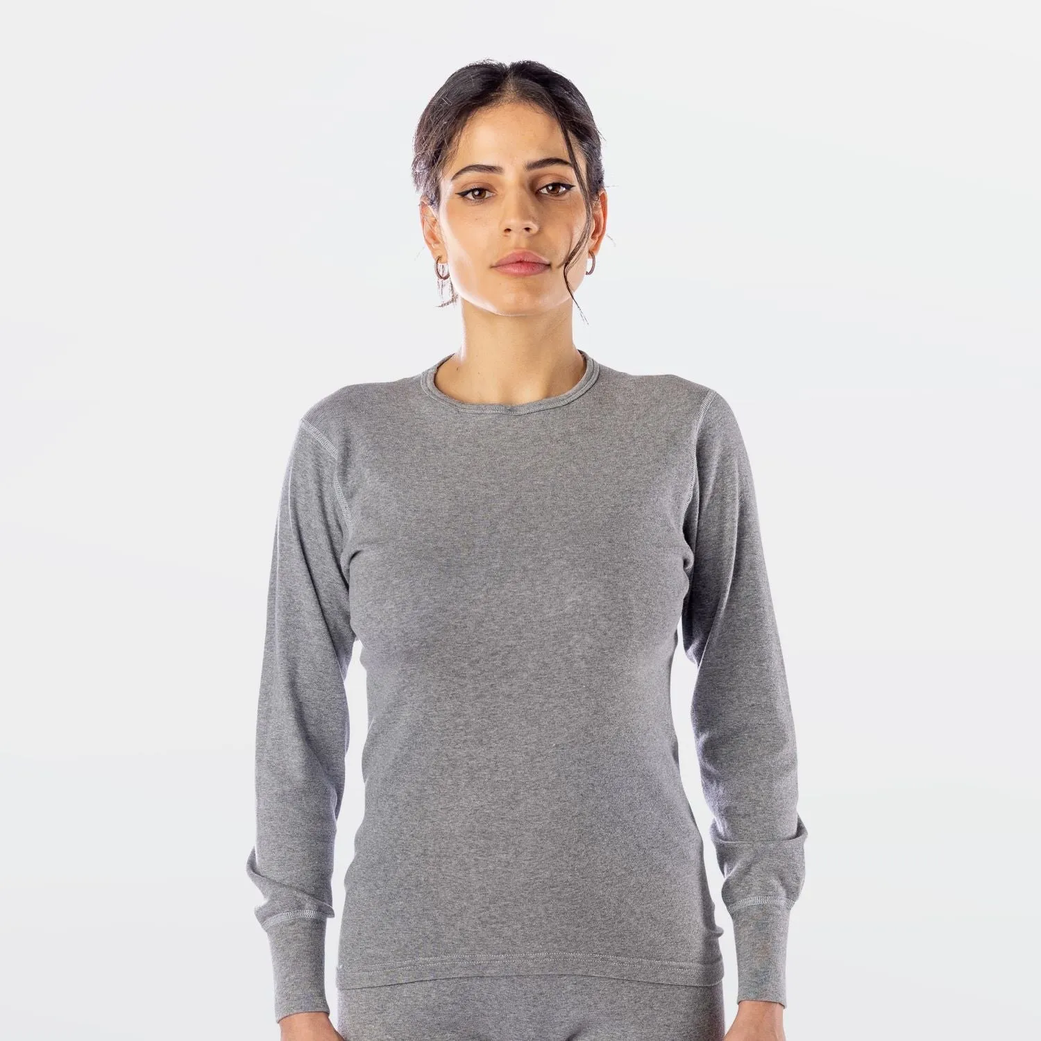 Women's Chill Chasers Cotton Rib Base Layer Top sold by Stanfields