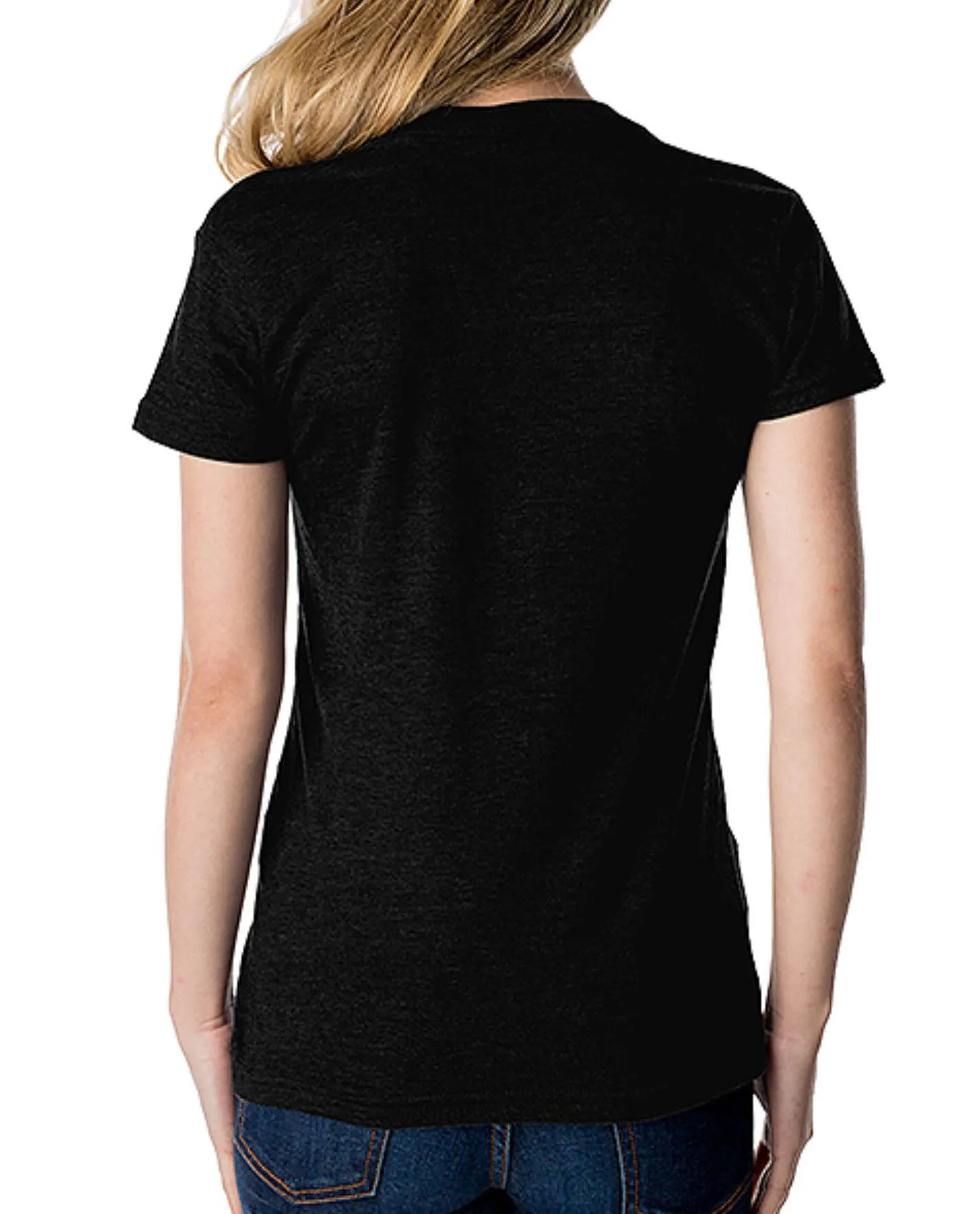 Women's Basic Short Sleeve V-Neck T-Shirt sold by Stanfields product image thumbnail 2