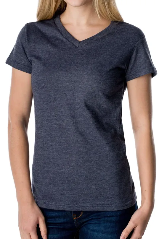 Women's Basic Short Sleeve V-Neck T-Shirt sold by Stanfields product image thumbnail 4