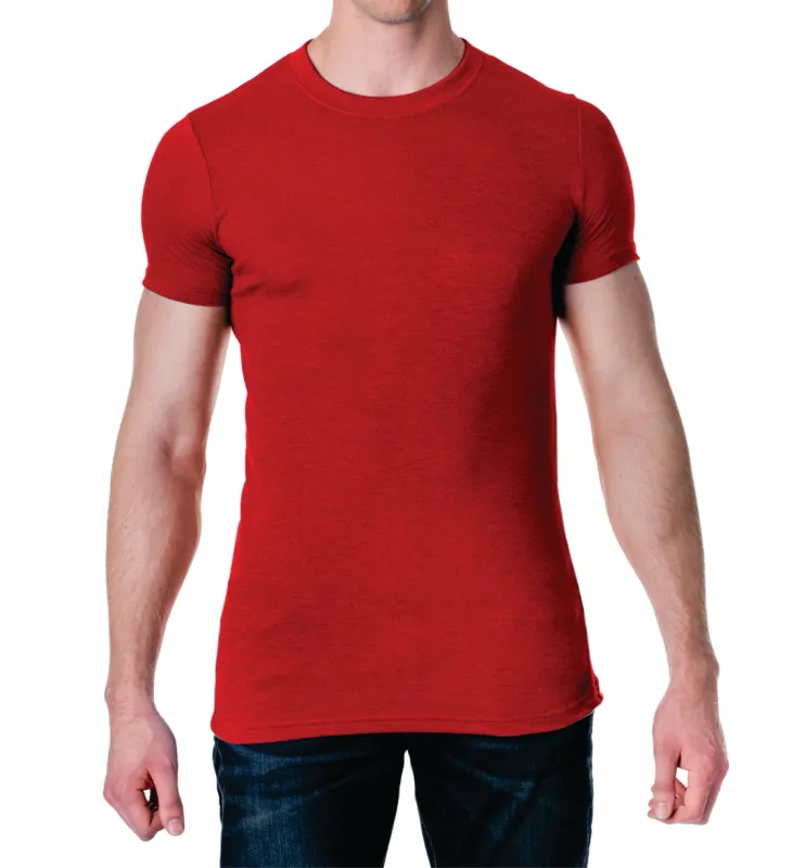 Men's Basic Short Sleeve Crew T-Shirt sold by Stanfields