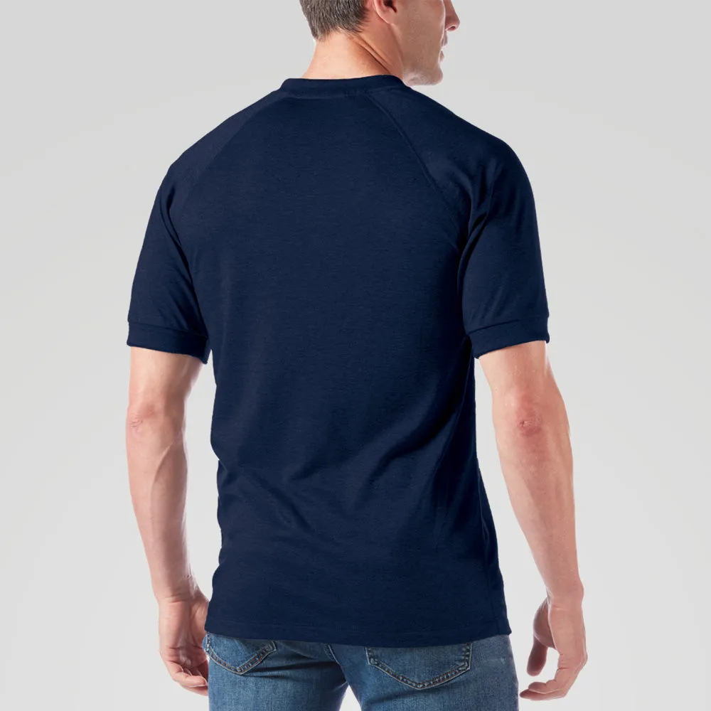 Operative Tech Relaxed Fit Performance Pocket Henley sold by Stanfields product image thumbnail 4