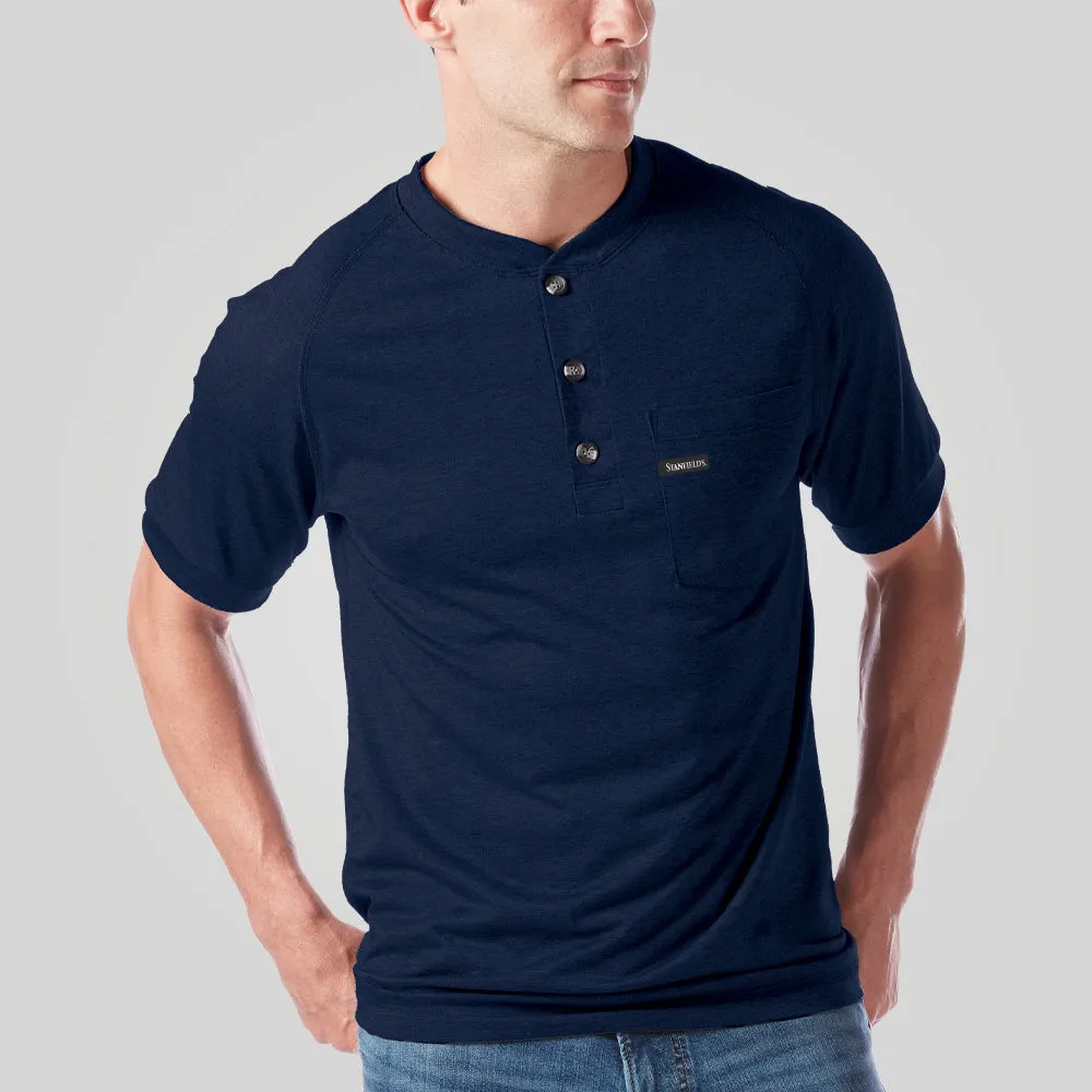 Operative Tech Relaxed Fit Performance Pocket Henley sold by Stanfields product image thumbnail 3