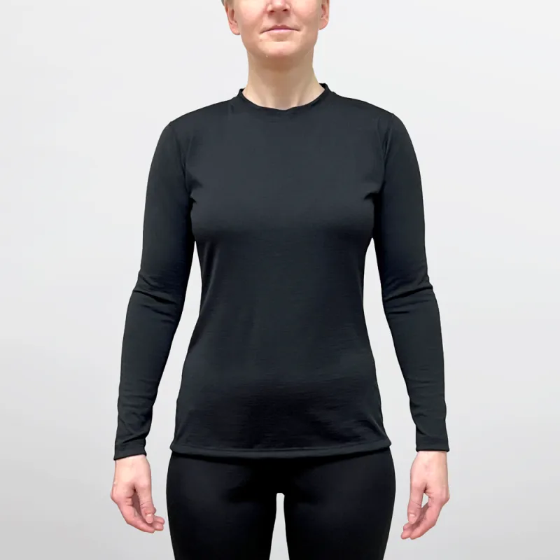 WOMEN'S PURE MERINO BASE LAYER TOP sold by Stanfields