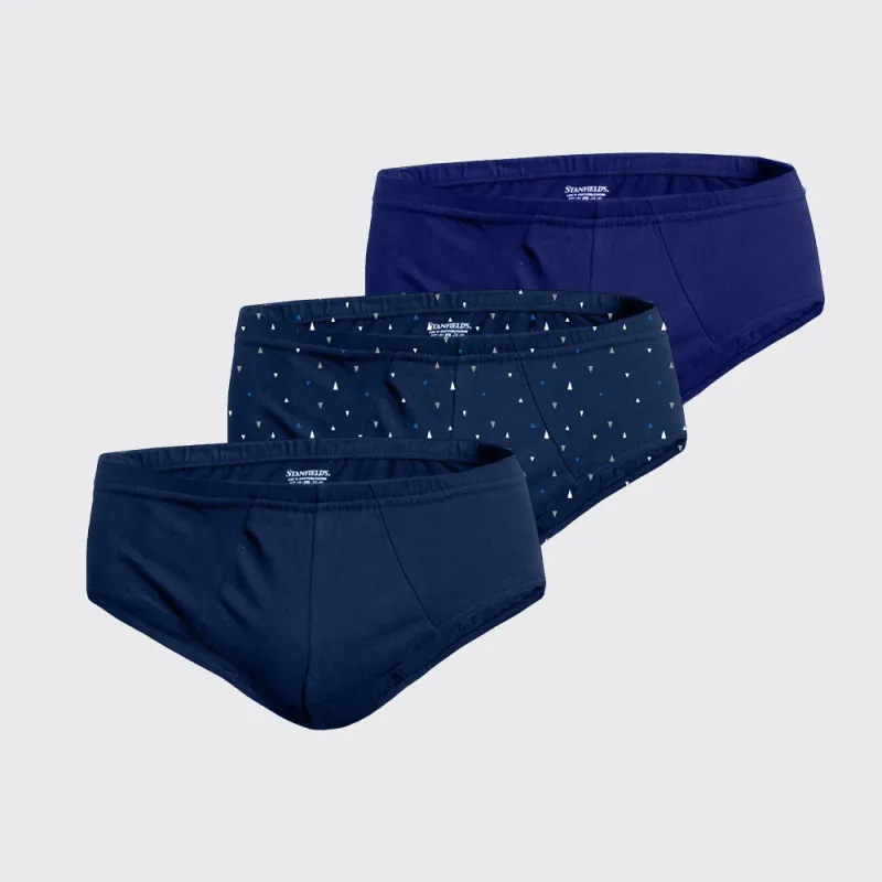MEN'S COTTON MEDI BRIEFS - 3 PACK made by Stanfields