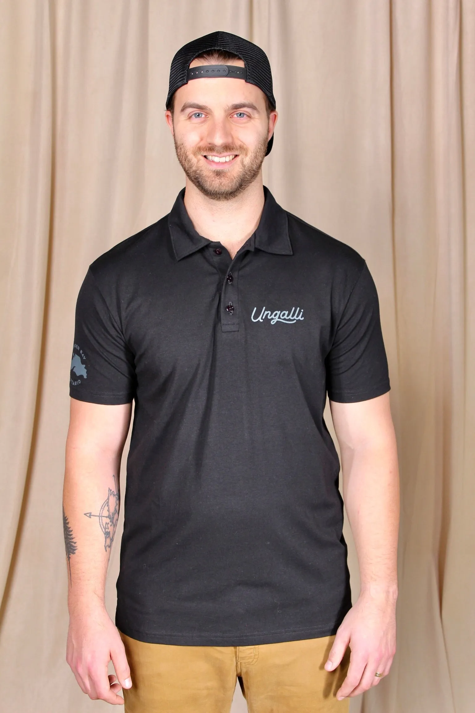 Unisex Bamboo Performance Polo sold by Ungalli product image thumbnail 3