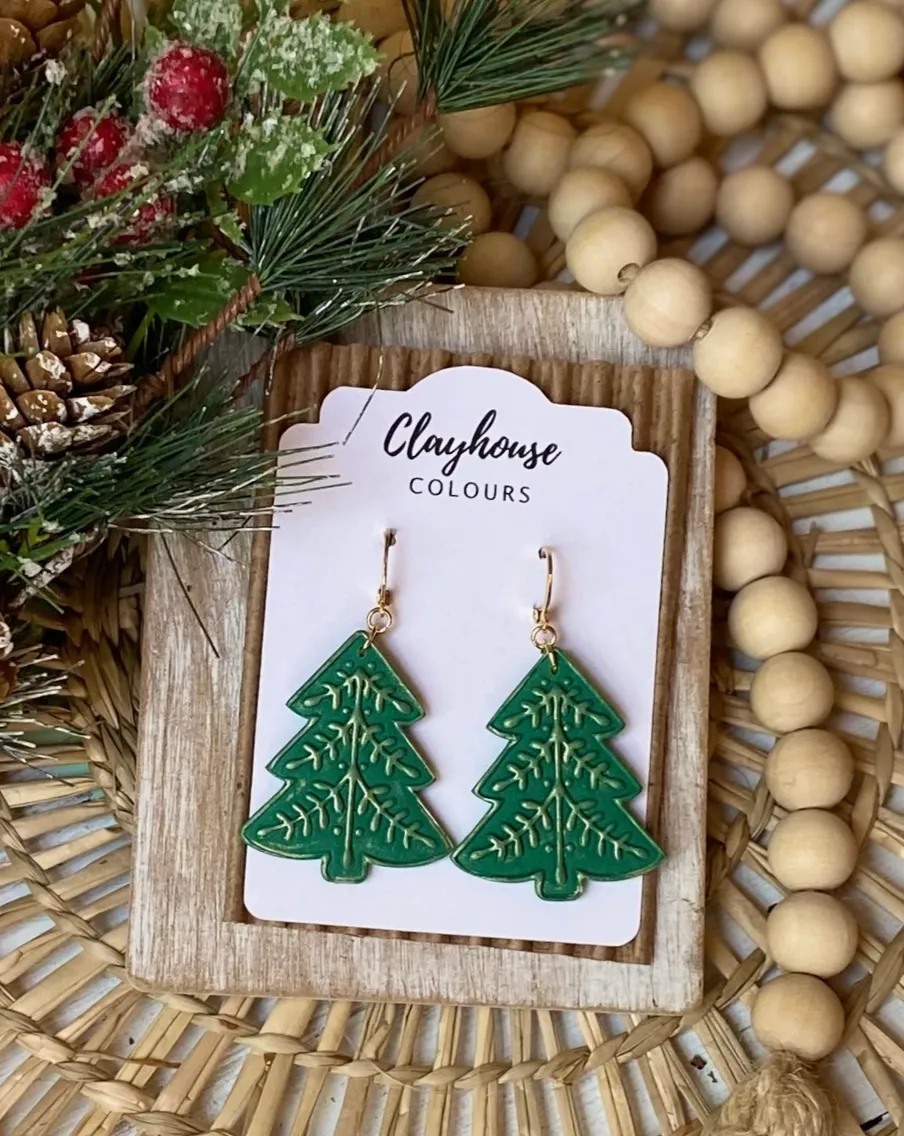 Christmas Clayhouse Colours Earrings sold by Ungalli product image thumbnail 2