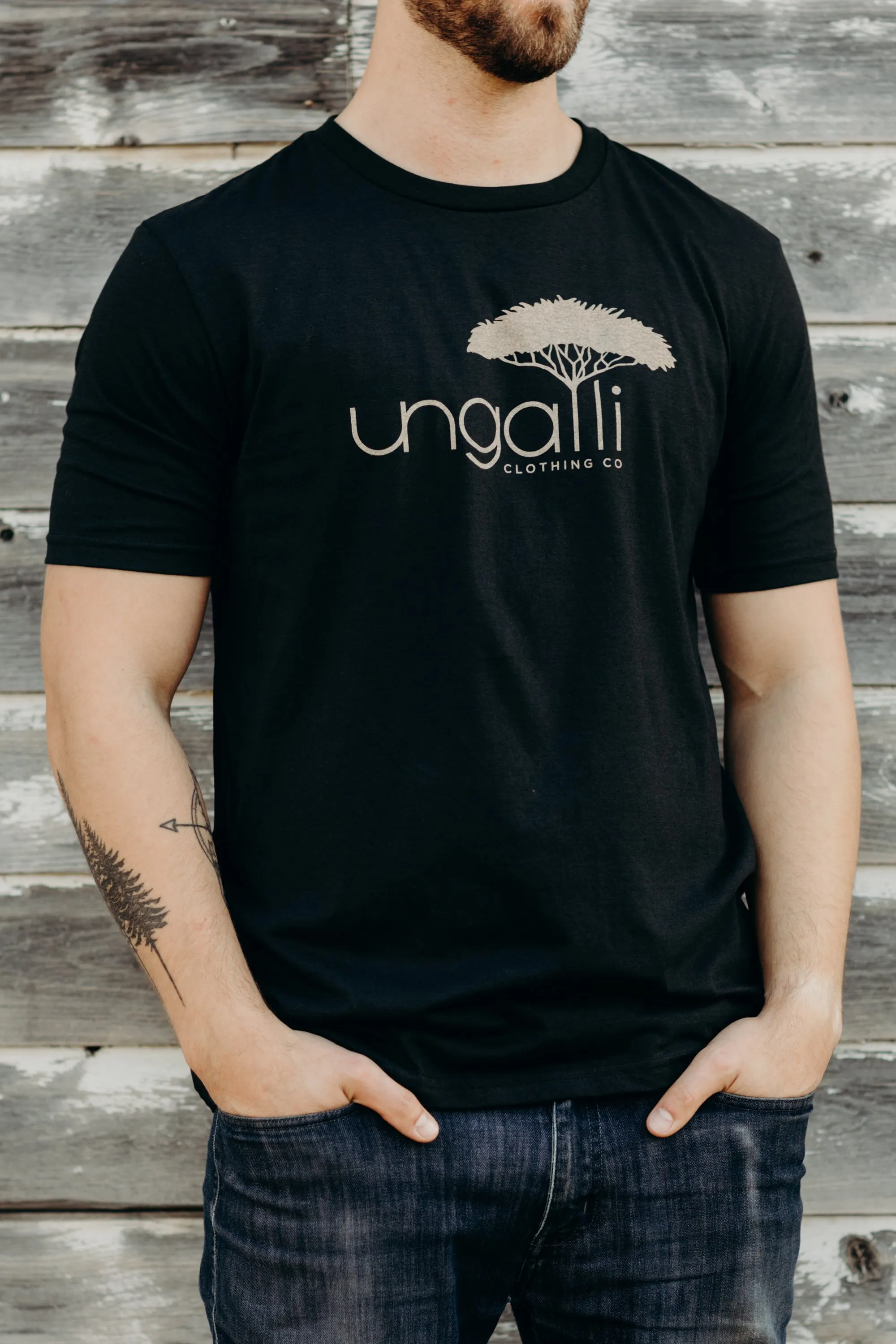 Men's Classic Logo Tee sold by Ungalli product image thumbnail 2