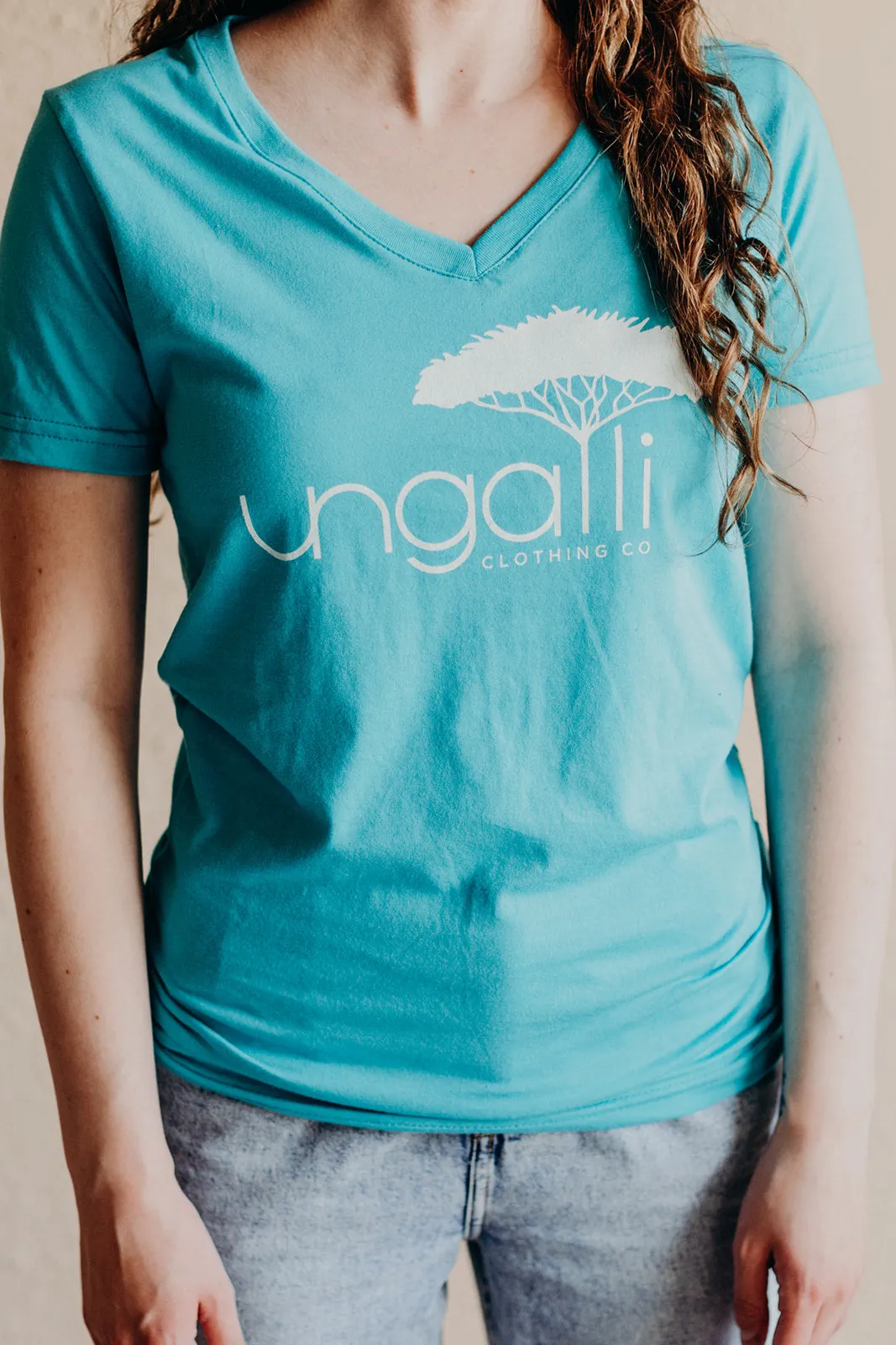 Women's Teal Logo Tee sold by Ungalli product image thumbnail 2