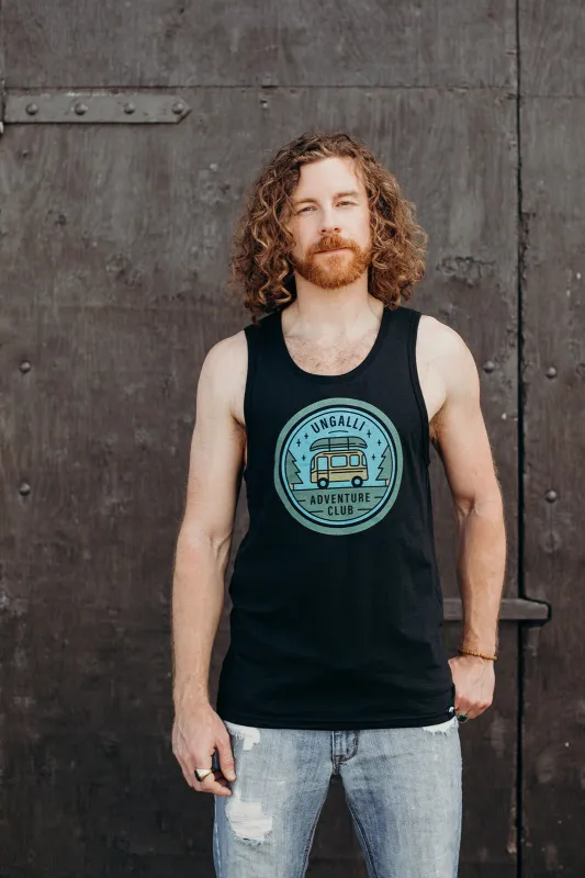 Adventure Club Men's Tank sold by Ungalli