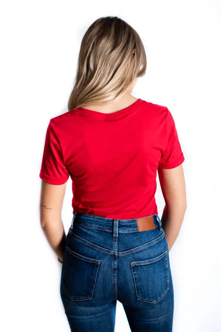 Women's Classic Red Ungalli Tee sold by Ungalli product image thumbnail 2