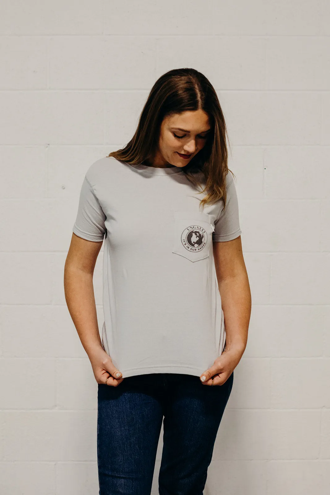 In Our Hands Pocket Tee sold by Ungalli product image thumbnail 4