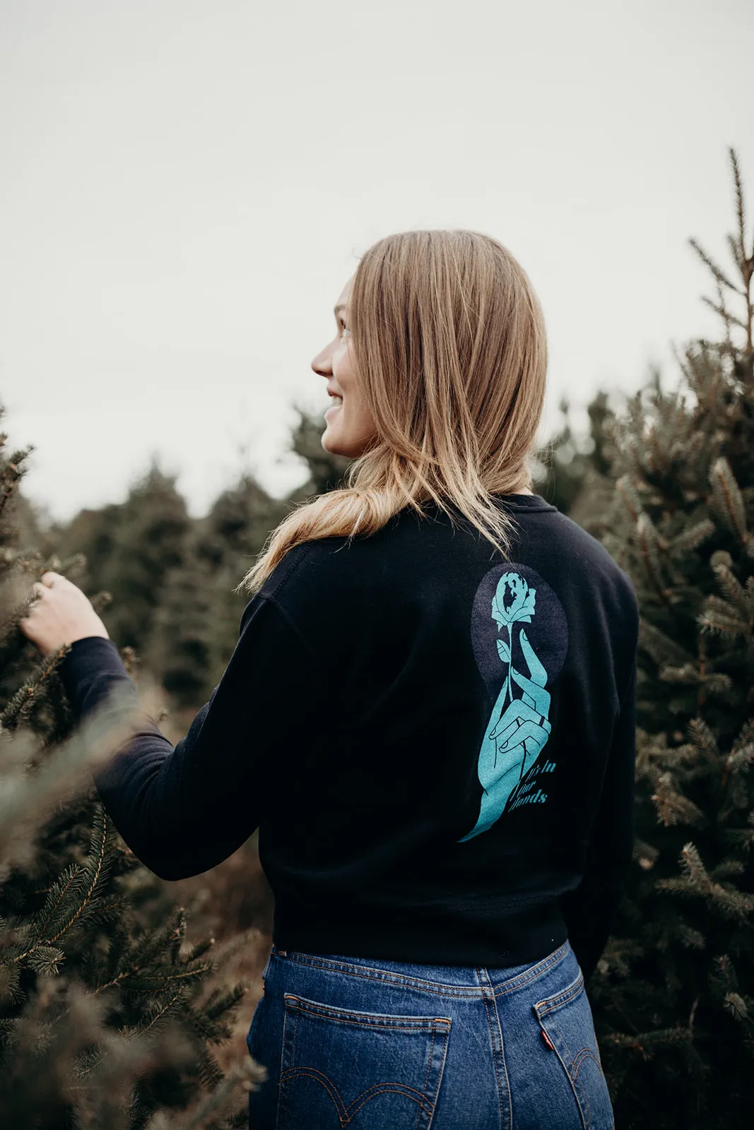 In Our Hands Crop Sweater sold by Ungalli product image thumbnail 3