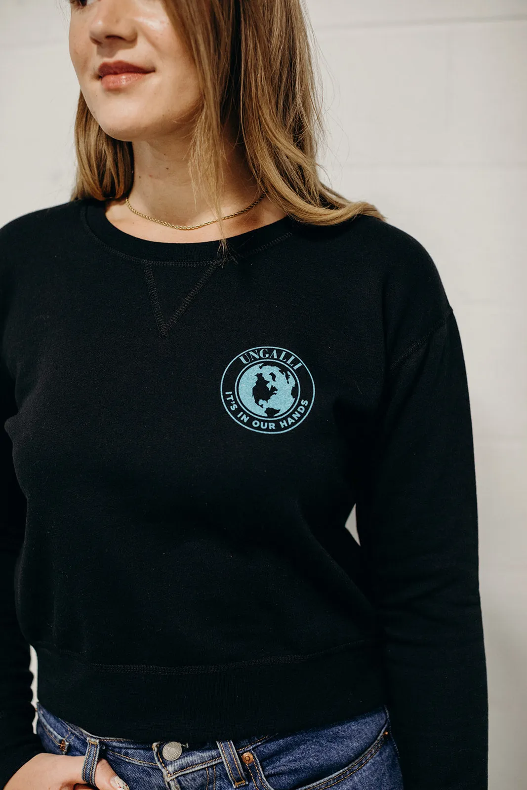 In Our Hands Crop Sweater sold by Ungalli product image thumbnail 5