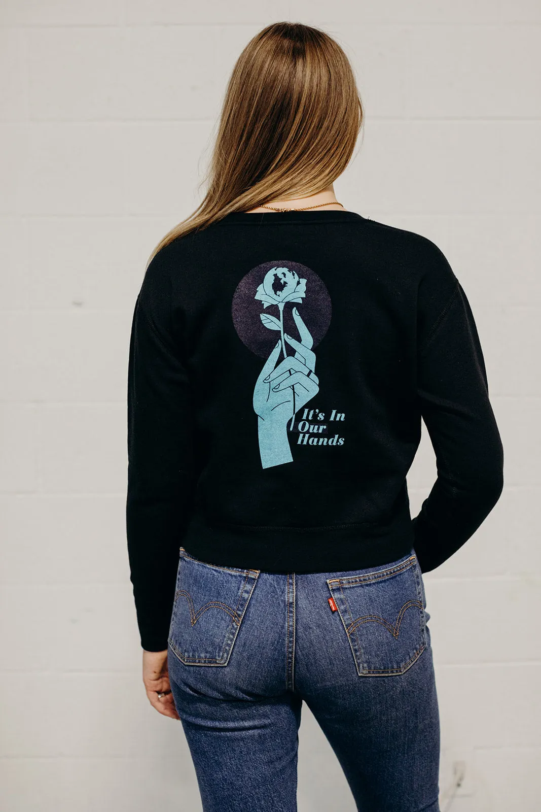 In Our Hands Crop Sweater sold by Ungalli product image thumbnail 2