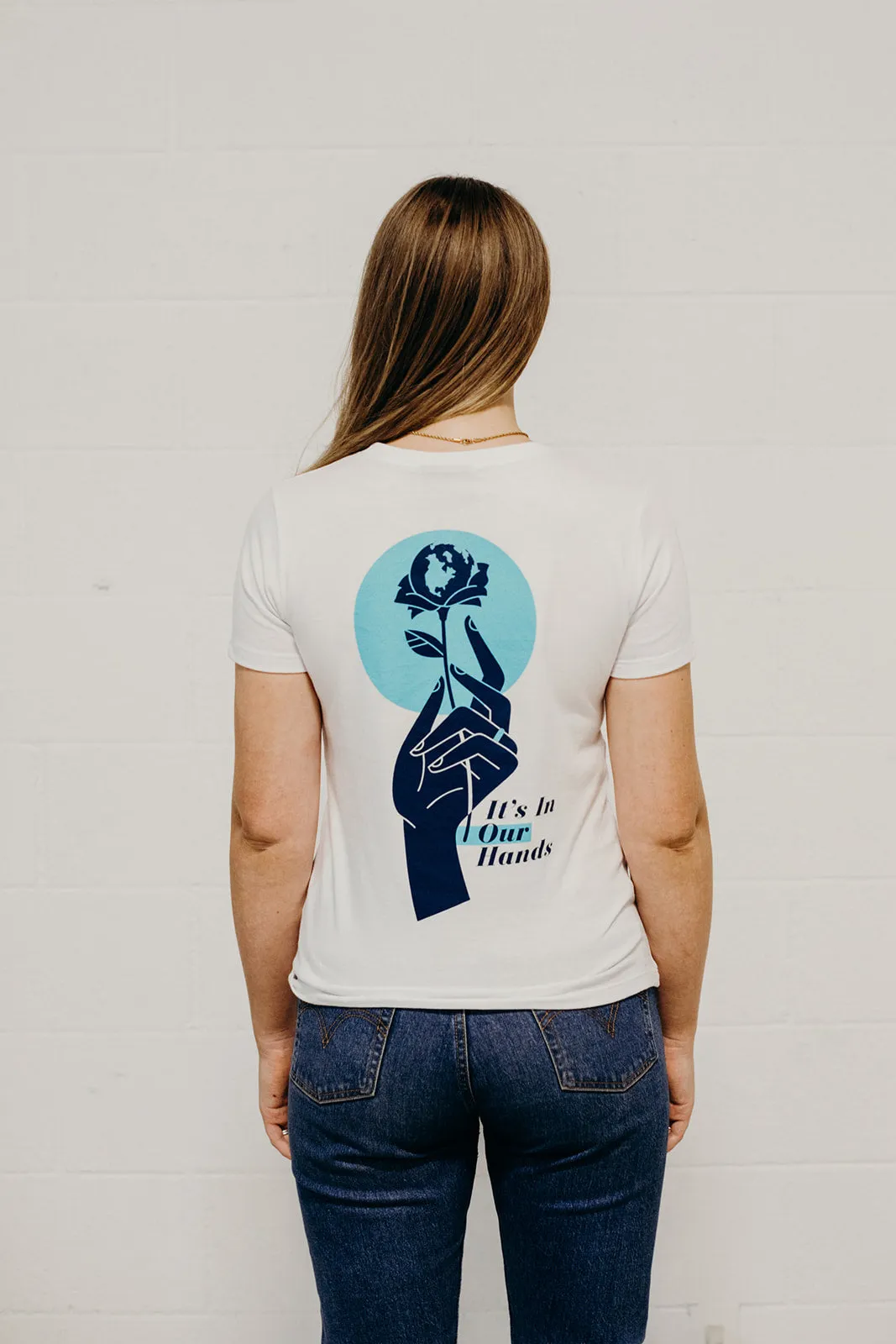 In Our Hands Women's Tee sold by Ungalli product image thumbnail 4