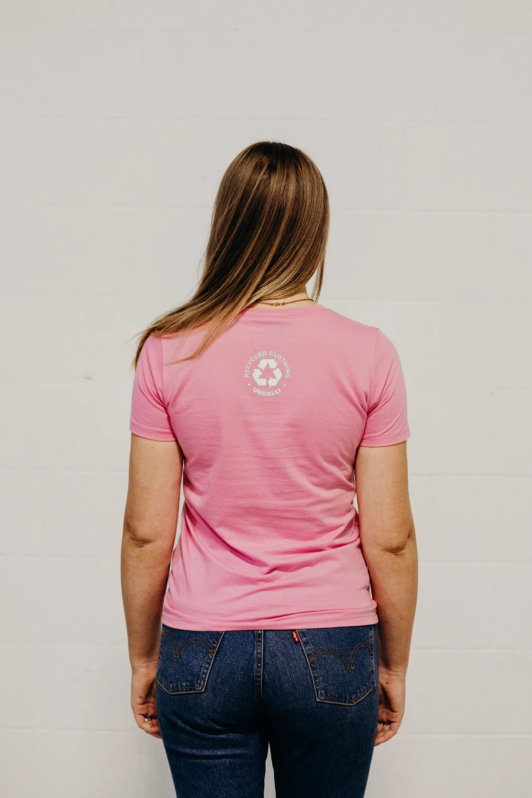 Women's Pink Logo Tee sold by Ungalli product image thumbnail 5