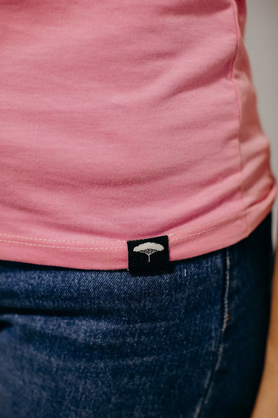 Women's Pink Logo Tee sold by Ungalli product image thumbnail 3