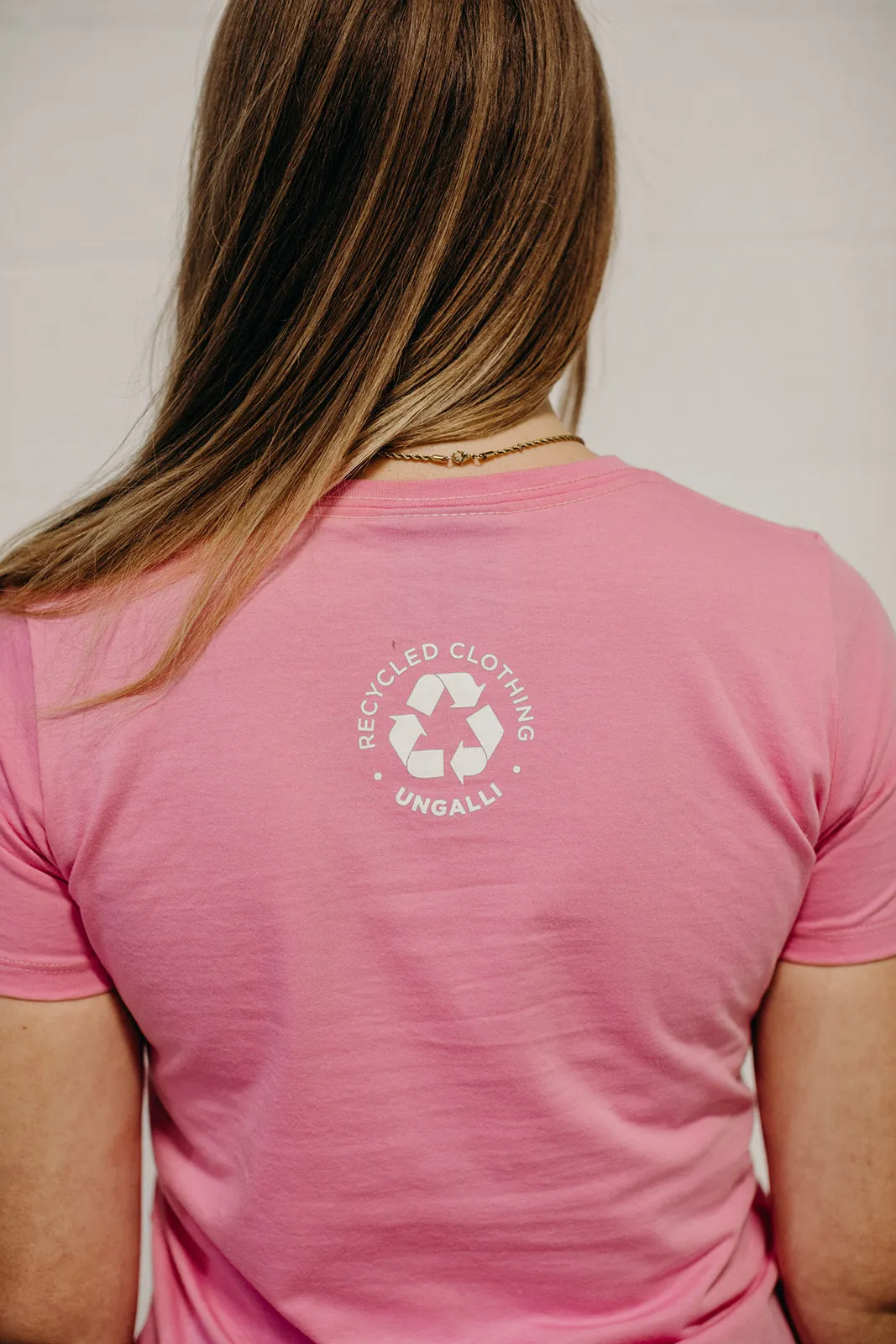 Women's Pink Logo Tee sold by Ungalli product image thumbnail 2