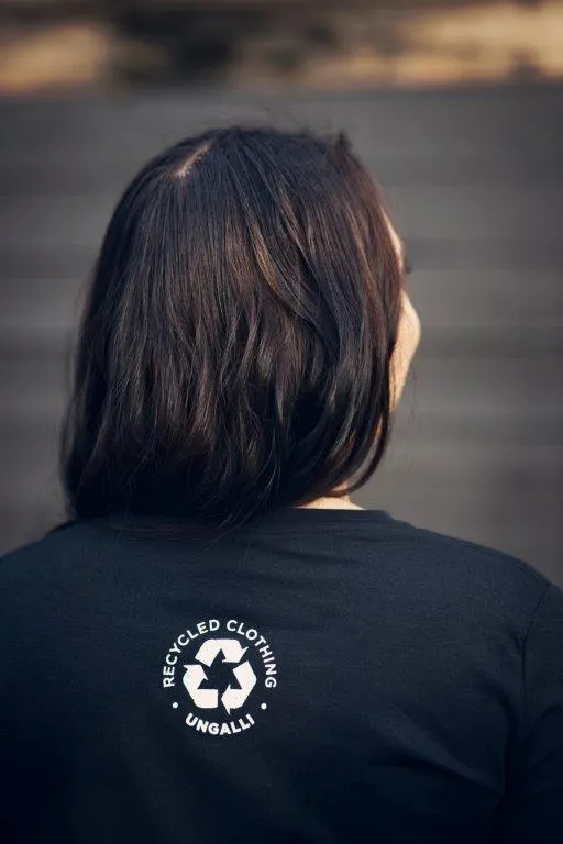 Women's Black Logo Long Sleeve sold by Ungalli product image thumbnail 3