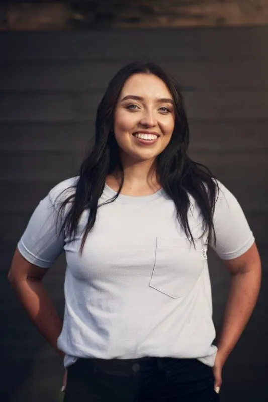 Hazy Grey Pocket Tee sold by Ungalli