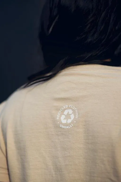 Breezy Beige Pocket Tee sold by Ungalli product image thumbnail 3