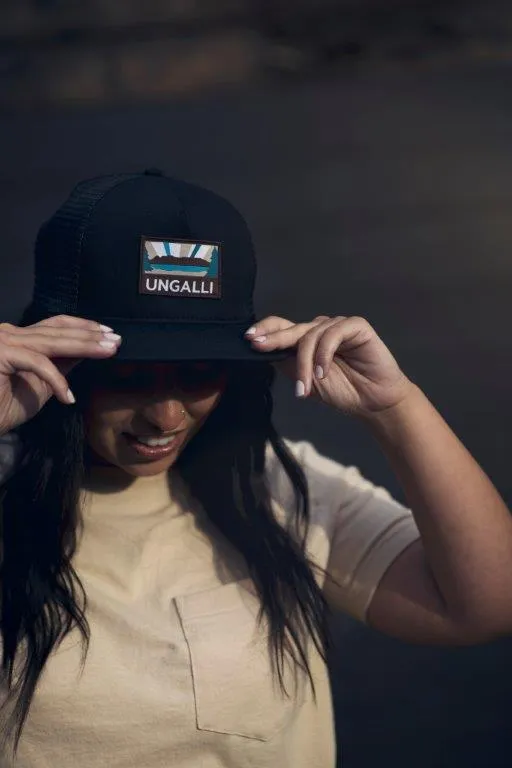 Recycled Sleeping Giant Flat Brim Snapback sold by Ungalli