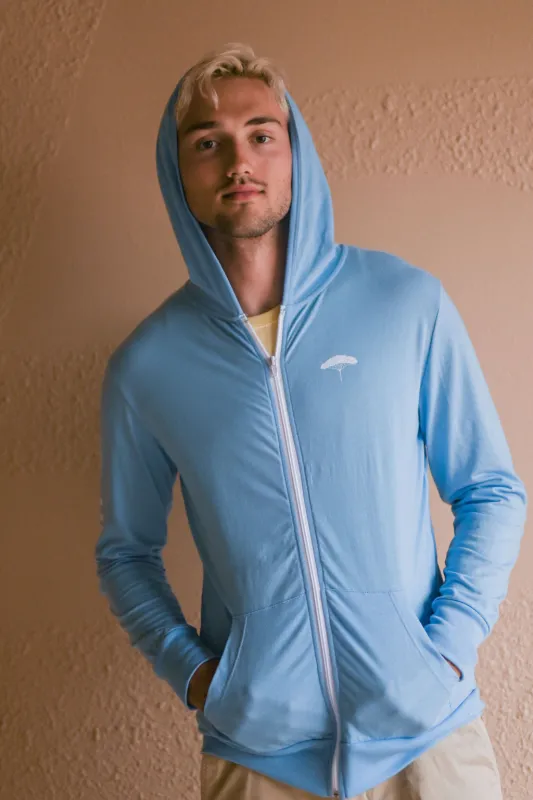 Blue Skies Unisex Lightweight Zip sold by Ungalli