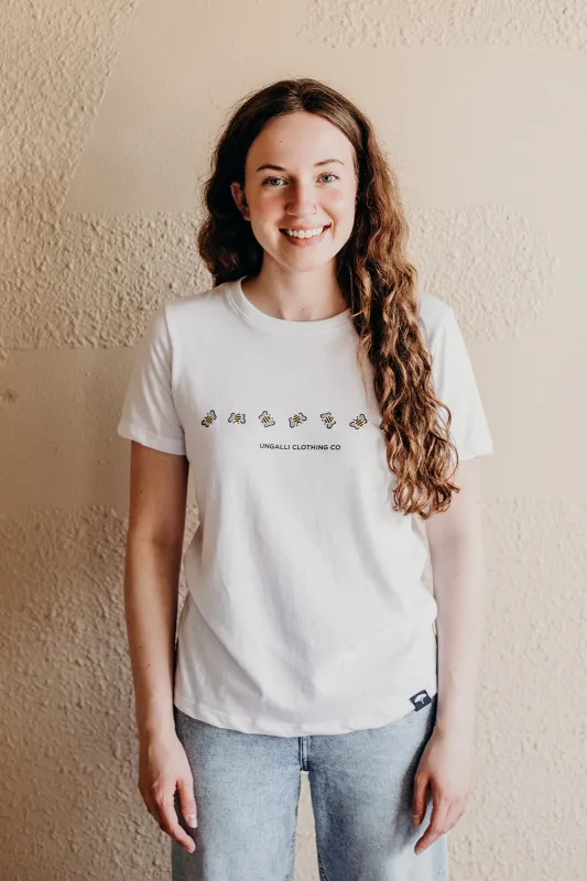 BumbleBee Women's Crew Tee sold by Ungalli