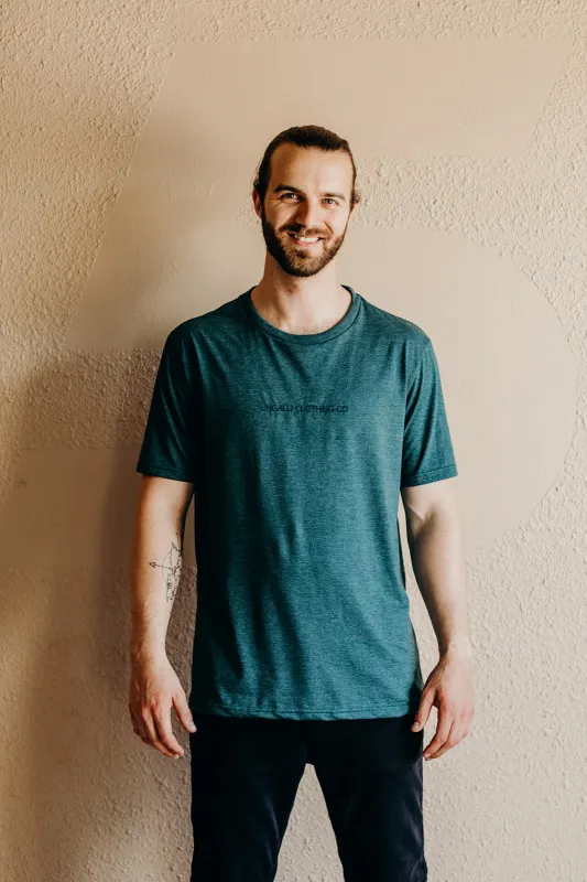 Embroidered Recycled Tee sold by Ungalli