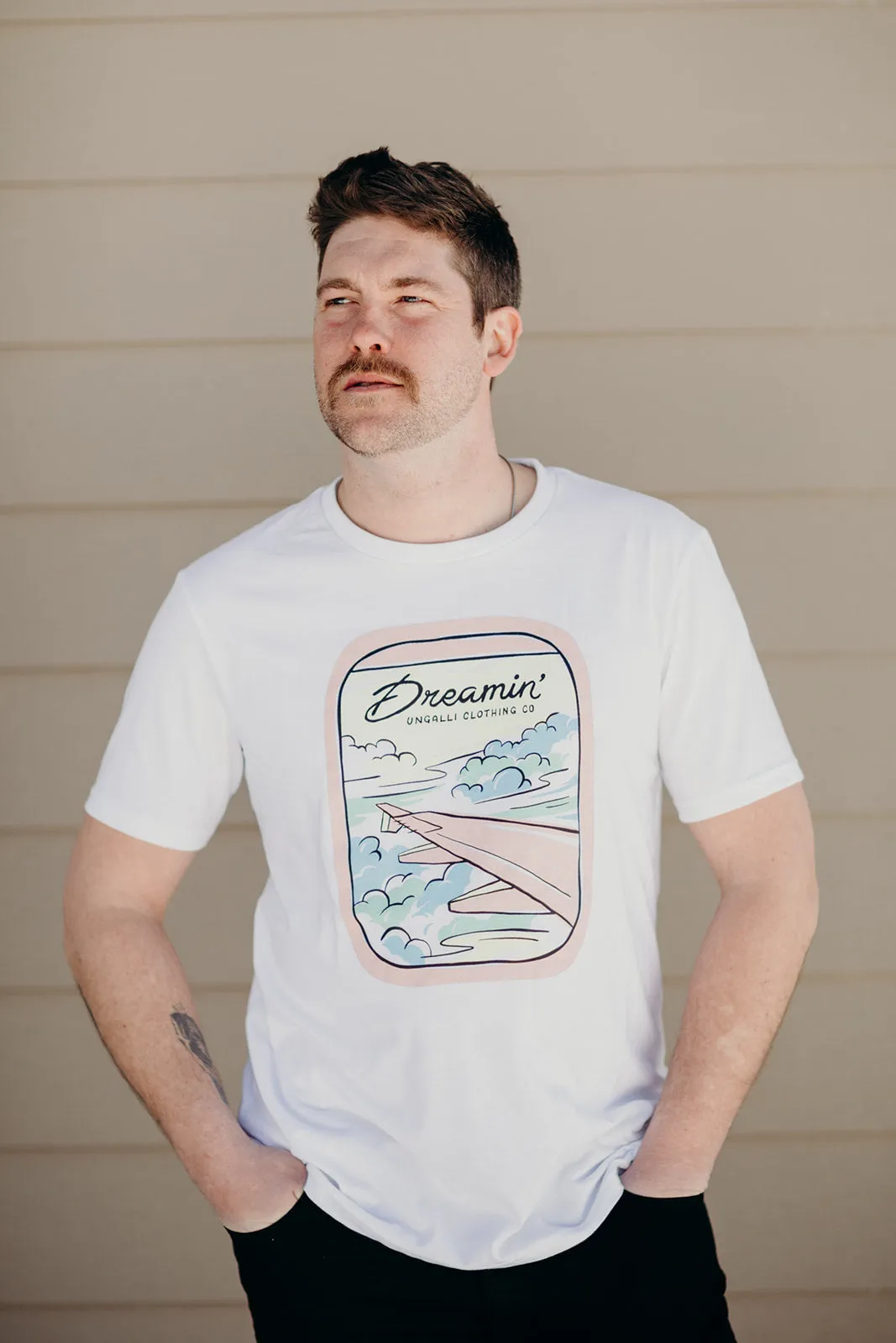 Dreamin' Crew Neck Tee sold by Ungalli