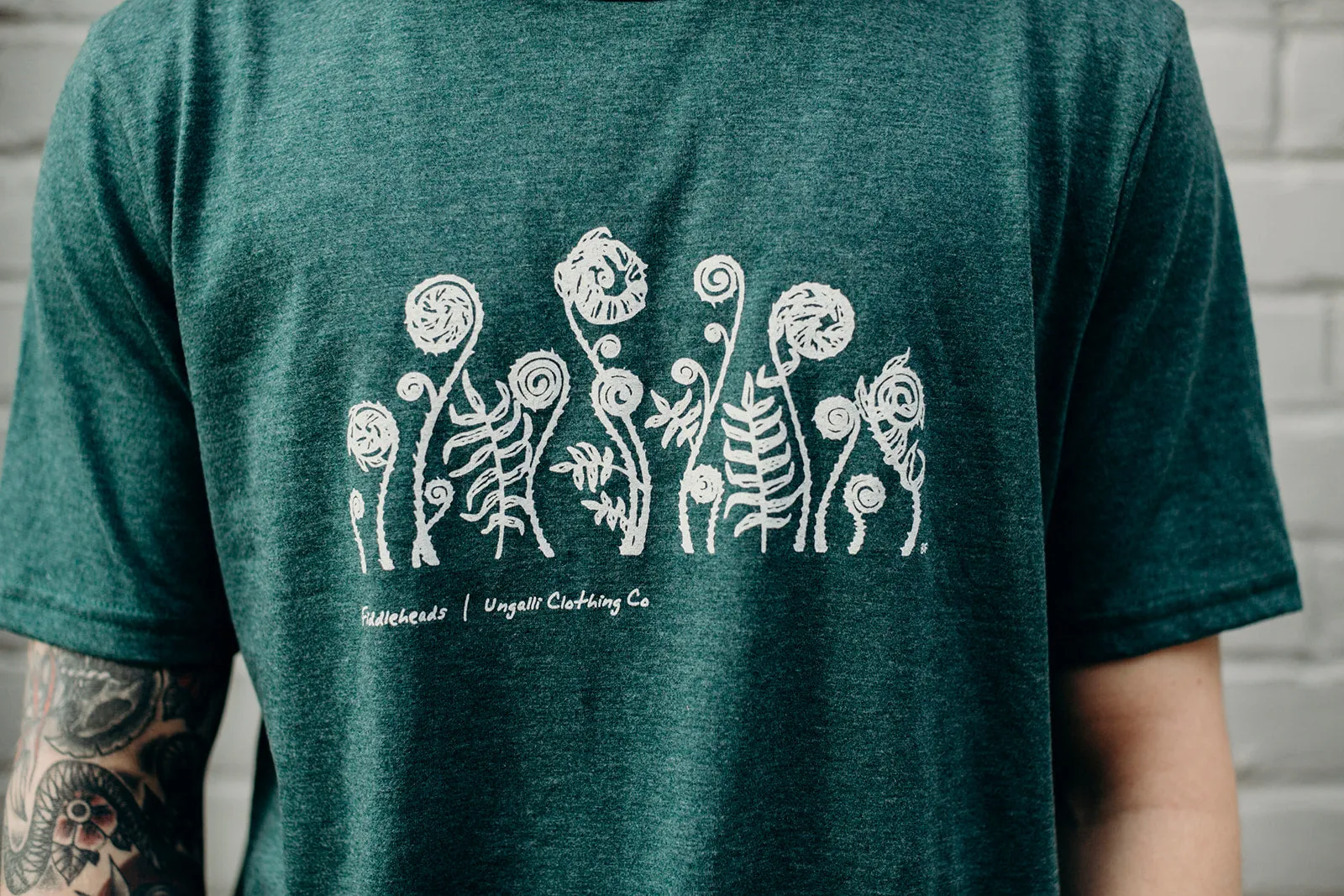 Unisex Fiddlehead Tee sold by Ungalli product image thumbnail 2