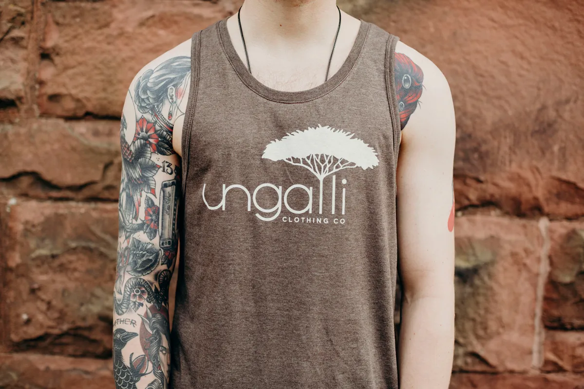 Men's Logo Tank sold by Ungalli