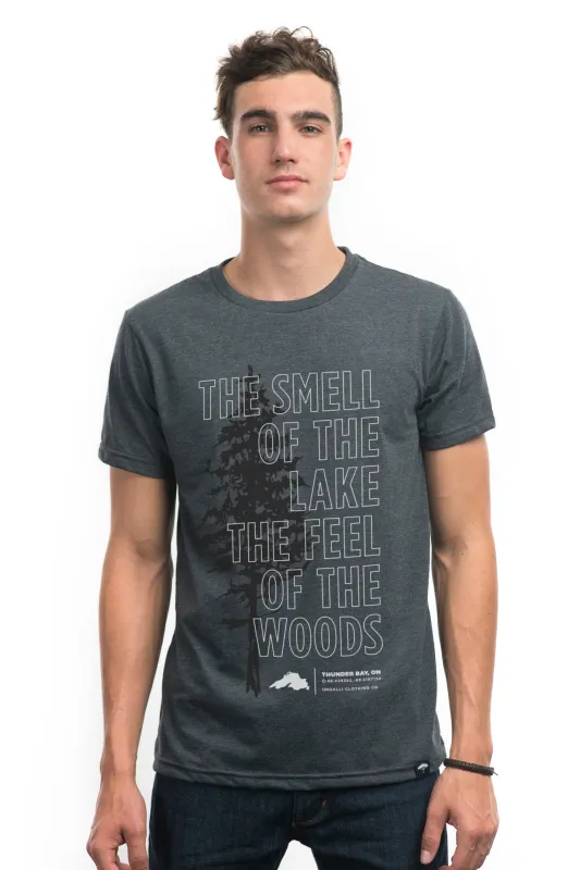 Feel of the Woods Men's Tee sold by Ungalli