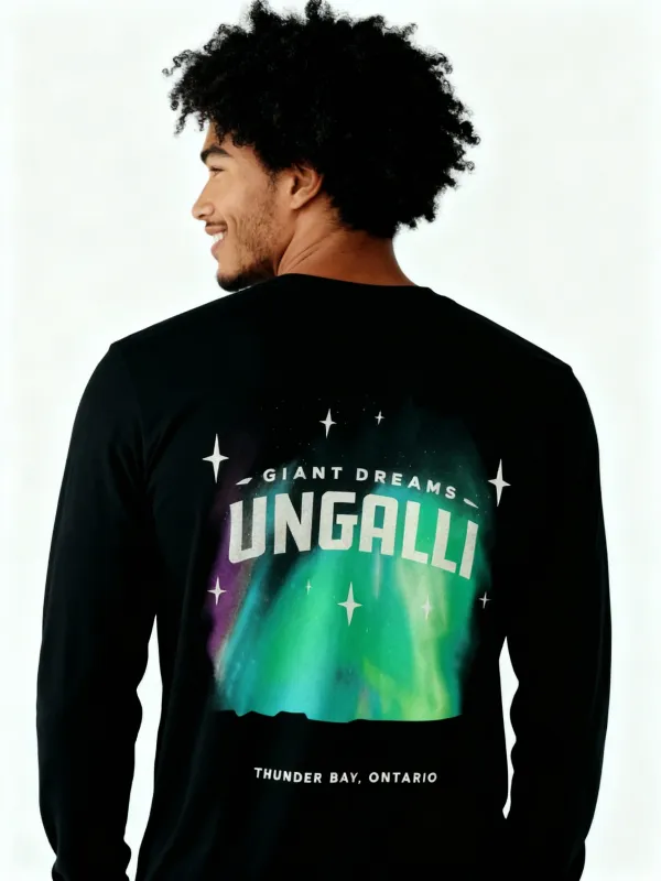 Northern Lights Unisex Long Sleeve sold by Ungalli